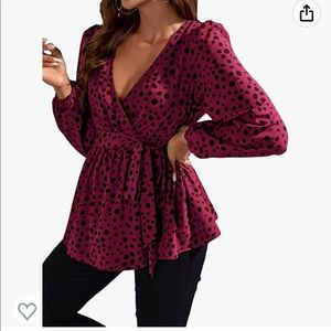 Maternity wrap shirt-never been worn!